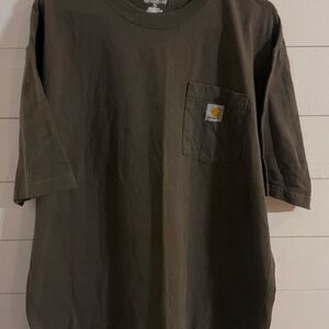 Carhartt Green Short Sleeve Tee Relaxed Fit